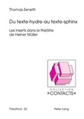 Cover: Du texte-hydre au texte-sphinx - Peter Lang Verlag