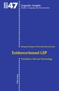 Cover: Evidence-based LSP - Peter Lang Verlag