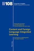Cover: Content and Foreign Language Integrated Learning - Peter Lang Verlag