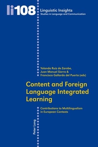 Enlarge image Cover: Content and Foreign Language Integrated Learning - Peter Lang Verlag