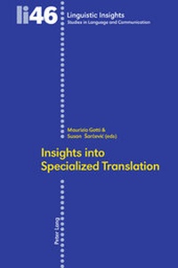 Abbildung von: Insights into Specialized Translation - Peter Lang Verlag
