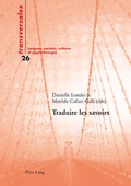 Cover: Traduire les savoirs - Peter Lang Verlag