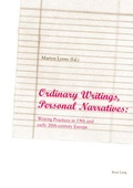 Cover: Ordinary Writings, Personal Narratives - Peter Lang Verlag