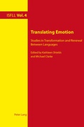 Cover: Translating Emotion - Peter Lang Verlag