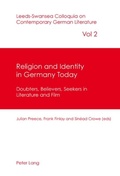 Cover: Religion and Identity in Germany Today - Peter Lang Verlag