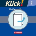 Cover: Klick! Mathematik - Unterstufe, F&ouml;rderschule - Lehrwerk f&uuml;r Lernende mit F&ouml;rderbedarf - 1. Schuljahr - Cornelsen Verlag