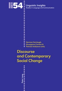 Enlarge image Cover: Discourse and Contemporary Social Change - Peter Lang Verlag
