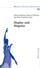 Cover: Display and Disguise - Peter Lang Verlag