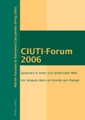 Cover: CIUTI-Forum 2006 - Peter Lang Verlag