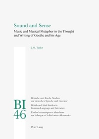 Enlarge image Cover: Sound and Sense - Peter Lang Verlag