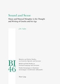 Cover: Sound and Sense - Peter Lang Verlag
