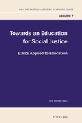 Cover: Towards an Education for Social Justice - Peter Lang Verlag