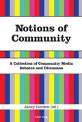 Cover: Notions of Community - Peter Lang Verlag