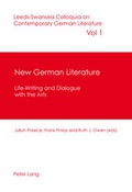 Cover: New German Literature - Peter Lang Verlag