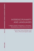 Cover: Interdisciplinarity and Languages - Peter Lang Verlag