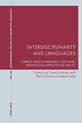 Cover: Interdisciplinarity and Languages - Peter Lang Verlag