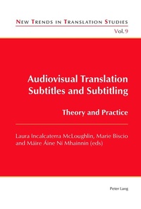 Abbildung von: Audiovisual Translation - Subtitles and Subtitling - Peter Lang Verlag