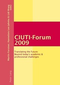 Cover: CIUTI-Forum 2009 - Peter Lang Verlag