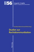 Cover: Studien zur Rechtskommunikation - Peter Lang Verlag