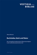 Cover: Buchstabe, Geist und Natur - Peter Lang Verlag