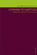 Cover: Listening to Subtitles - Peter Lang Verlag