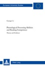 Cover: Phonological Processing Abilities and Reading Competence - Peter Lang Verlag