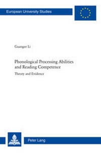 Enlarge image Cover: Phonological Processing Abilities and Reading Competence - Peter Lang Verlag