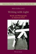 Cover: Writing with Light - Peter Lang Verlag