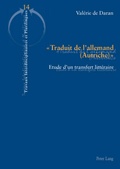 Cover: &laquo; Traduit de l'allemand (Autriche) &raquo; - Peter Lang Verlag