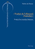 Cover: &laquo; Traduit de l'allemand (Autriche) &raquo; - Peter Lang Verlag