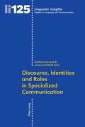 Cover: Discourse, Identities and Roles in Specialized Communication - Peter Lang Verlag