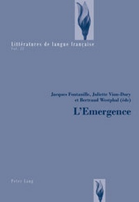Enlarge image Cover: L'Emergence - Peter Lang Verlag