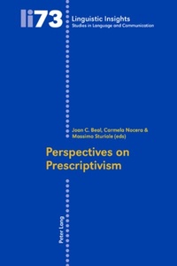 Abbildung von: Perspectives on Prescriptivism - Peter Lang Verlag