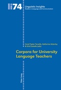 Cover: Corpora for University Language Teachers - Peter Lang Verlag