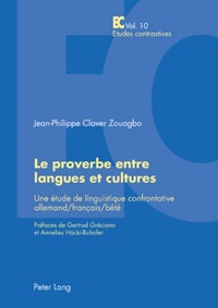 Abbildung von: Le proverbe entre langues et cultures - Peter Lang Verlag