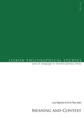 Cover: Meaning and Context - Peter Lang Verlag