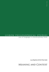 Enlarge image Cover: Meaning and Context - Peter Lang Verlag