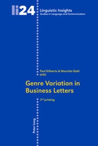 Enlarge image Cover: Genre Variation in Business Letters - Peter Lang Verlag