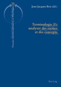 Abbildung von: Terminologie (I) : analyser des termes et des concepts - Peter Lang Verlag