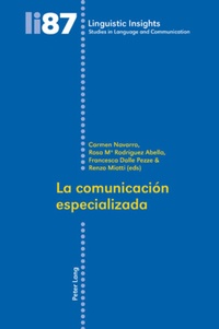 Abbildung von: La comunicación especializada - Peter Lang Verlag