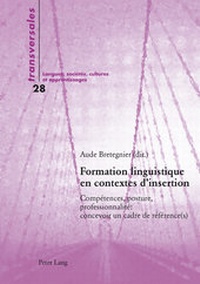 Enlarge image Cover: Formation linguistique en contextes d'insertion - Peter Lang Verlag