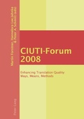 Cover: CIUTI-Forum 2008 - Peter Lang Verlag