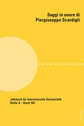 Cover: Saggi in onore di Piergiuseppe Scardigli - Peter Lang Verlag