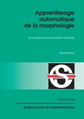 Bild: Apprentissage automatique de la morphologie - Peter Lang Verlag