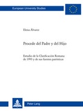 Cover: Procede del Padre y del Hijo - Peter Lang Verlag