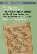 Cover: The Middle English Version of "De Viribus Herbarum </I>(GUL MS Hunter 497, ff. 1r-92r) - Peter Lang Verlag