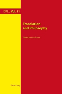 Enlarge image Cover: Translation and Philosophy - Peter Lang Verlag