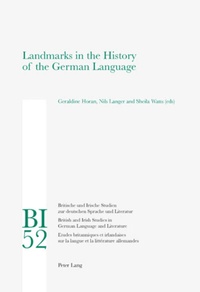 Abbildung von: Landmarks in the History of the German Language - Peter Lang Verlag