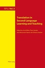 Cover: Translation in Second Language Learning and Teaching - Peter Lang Verlag