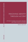 Cover: Perceiving Identity through Accent - Peter Lang Verlag